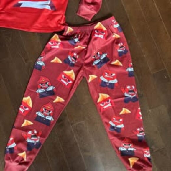 Inside Out Anger Pajamas - Kids Size 5/6  ⭐2 for 14⭐ - Picture 3 of 3